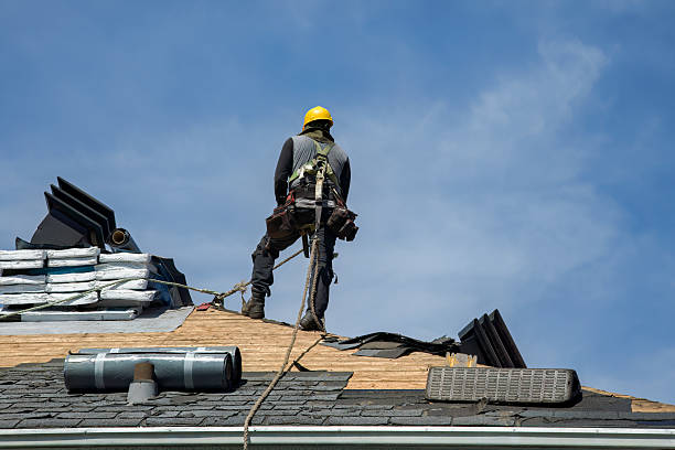 Professional Roof Replacement technician working in Edwardsville, IL